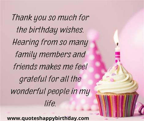 Birthday Thank You Messages For Friends And Family Top 40 Thank You Birthday Thank You Messages For Friends And Family Top 40 Thank You